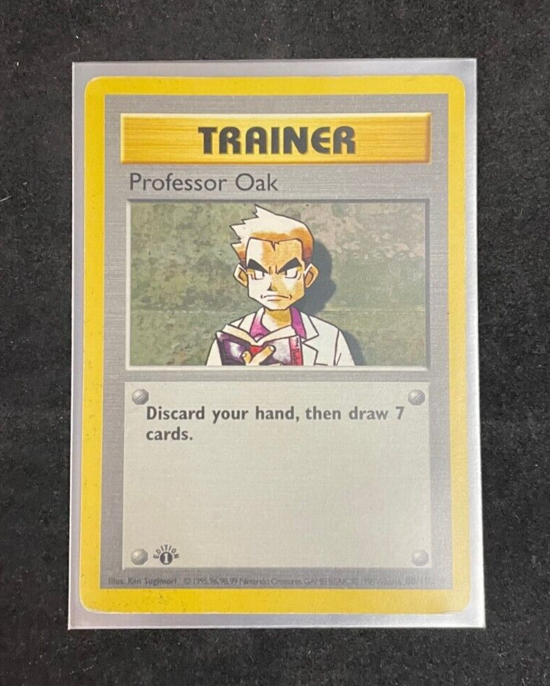 Pokémon TCG Professor Oak Base Set 88/102 Unlimited Uncommon | eBay