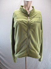 686 Size S Mens Green Full Zip High Neck Fleece Lined Pocket Athletic Jacket 229