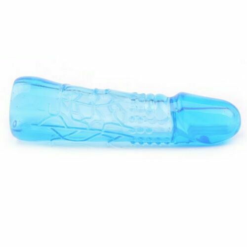 Penis Sleeve Enlarger Extender Reusable Condoms Sheath Girth Enhancing Sex Toys - Picture 3 of 13
