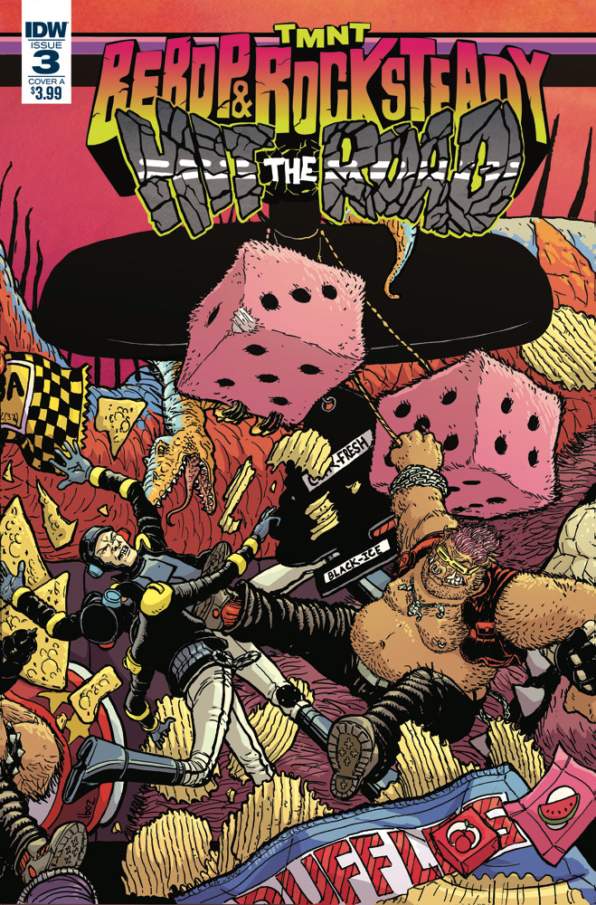TMNT BEBOP ROCKSTEADY HIT THE ROAD #3 (OF 5)  (2018) - COVER A - New Bagged