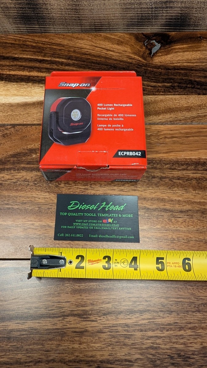 NEW Snap On Tools ECPRB042 RED Project Light, 400 LUMEN FREE SHIP