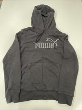 Puma Boys Outline Logo Hoodie Black S