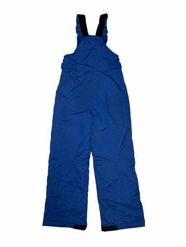 NWT Columbia Kids Snowslope II Bib Snow Ski Snowboarding Youth Medium Blue - Picture 2 of 7