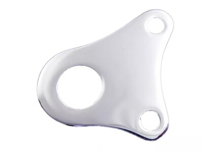 Chrome Ignition Switch Bracket For Harley Davidson - Replacement Part