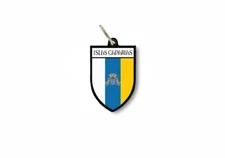 keychain key chain ring flag national souvenir shield canary islands