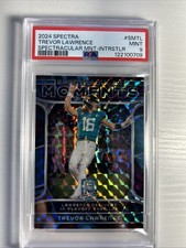 2024 Spectra Spect  Mnt Trevor Lawrence #SM-TL Intrstlr Prizm /50 PSA 9 POP (2)