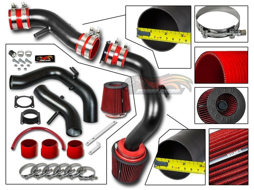RTunes RACING Air Froid Système + Filtre Pour 2002-2006 Sentra Se-R 2.5L L4