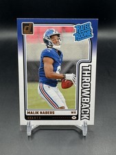 2024 Donruss #48 Malik Nabers Rated Rookies Throwback