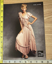 Marc Jacobs & Roberto Cavalli Dresses 2 Scene Editorial Magazine Print Ad