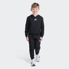 adidas kids 2-Piece Long Sleeve Fleece Pullover  Jogger Set