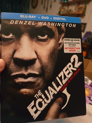 The Equalizer 2 Blu-ray DVD Digital NEW  Slipcover Denzel Washington