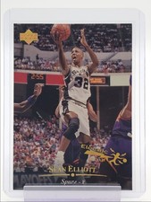 SEAN ELLIOTT 1995-96 UPPER DECK ELECTRIC COURT GOLD SPURS #60 Q0M-612