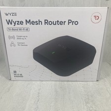 Wyze Axe5400 Tri-band Wi-fi 6e Mesh Router Pro - New Open Box