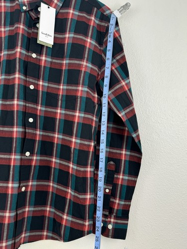 Mens Every Wear Long Sleeve Button-Down Slim Shirt Poplin Size Medium Goodfellow - Picture 5 of 6