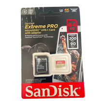 SanDisk Extreme PRO 64GB MicroSDXC MicroSD Ca...