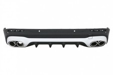 Sto&szlig;stange Diffusor Chrome Endrohre f&uuml;r Mercedes GLB X247 SUV 20+ 45S Design