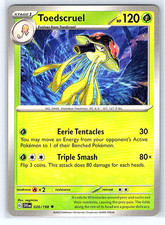 Toedscruel 026/198 Scarlet & Violet NM or LP Pokemon Card