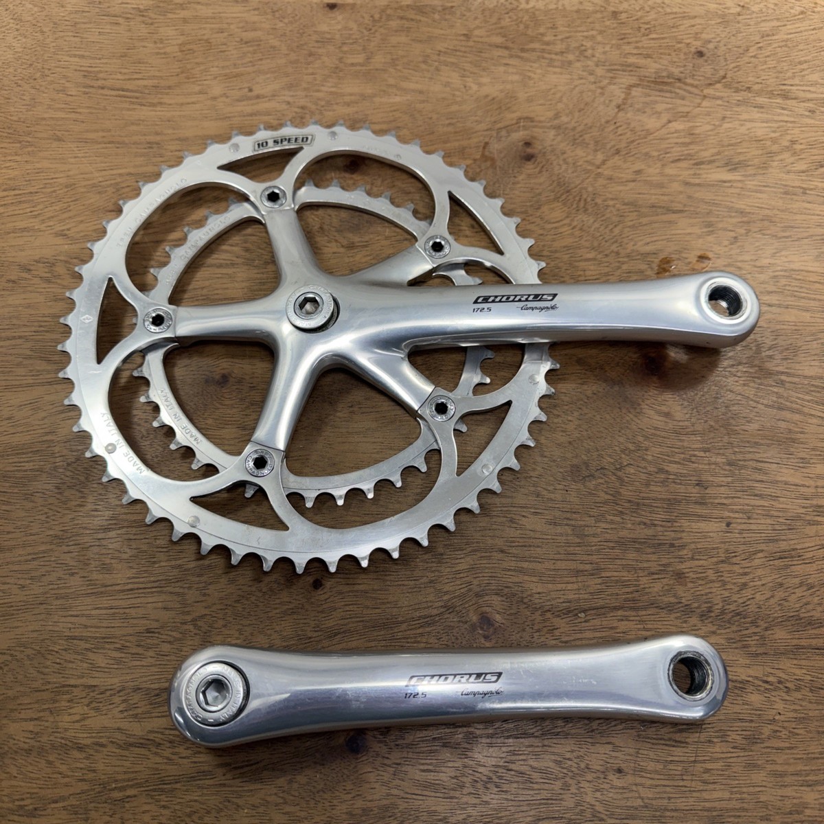 Campagnolo Chorus 10 Speed Double Crankset 172.5mm 53/39 | eBay