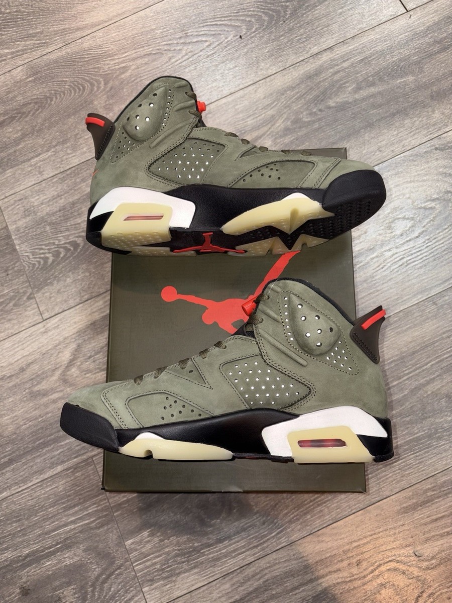 Size 8 - Jordan 6 Retro x Travis Scott Mid Olive for sale online