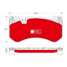Satz Bremsbel&auml;ge Bremskl&ouml;tze vorne f&uuml;r Mercedes CLK C209 CLS C218 C219 | 8560