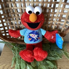 VTG Fisher Price Mattel Talking Singing Elmo s World Plush Elmo Stuffed Works