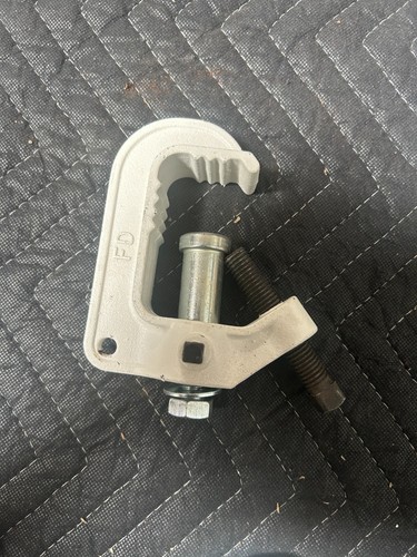 Altman C Clamp Stage Lighting Pipe Mount White 1/2" Bolt Theatrical Rigging
