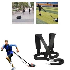 Weight Training Workout Strap Fitness Equipment Pull Sled Drag Shoulder Harness