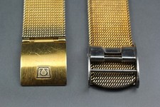 Near MINT OMEGA Milanese/Mesh Band 2062 20mm Stainless Bracelet Men's Vintage