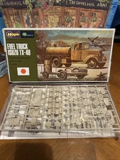 Hasegawa 1/72 Scale Model Kit Fuel Truck Isuzu TX-40 With Figures & Accessories