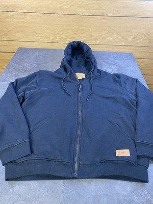 CE Schmidt Workwear Black Heavy Full Zip Jacket with Hood XL