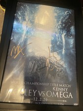 Kenny Omega Jon Moxley ShopAEW Exclusive Signed “Winter Is Coming” Poster AEW