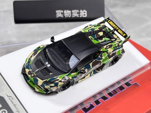 CZ 1:64 Green Camo LP610 Huracan GT Sports Model Diecast Resin Car - Picture 9 of 10