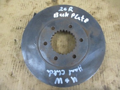 IH M Farmall M&W Used Hand Clutch Back Plate 20R Tractor