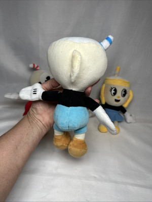 Cuphead Cartoon Cuphead , Mugman And Ms Chalice Plush New | eBay