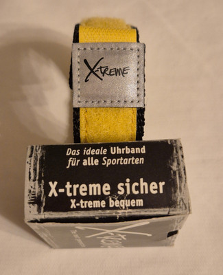 X-TREME The next generation - Das ideale Uhrband für alle Sportarten 20mm gelb/s