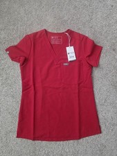 Figs Women  s Technical Collection Catarina One-Pocket Red XXS NWT