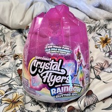 Hatchimals Pixies, Crystal Flyers Rainbow Glitter Idol Flying Doll with Lights