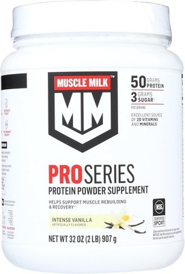 Powder Pro Series, 50 Grams Protein, Intense Vanilla, 2 Pounds
