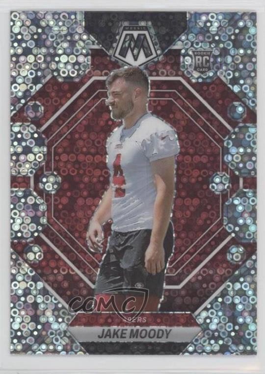 2023 Panini Mosaic Rookies No Huddle Silver Prizm Jake Moody #326 Rookie RC 1g8u