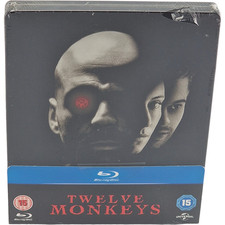 Twelve 12 Monkeys Blu-Ray Steelbook Zavvi Limited Bruce Willis, Brad Pitt Zone B