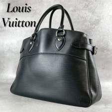 Louis Vuitton Epi Passy Pm Handbag Leather Black Noir Designer Satchel Womens