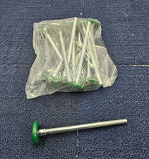 (QTY 10) 8" Garage Door Roller, Green, 1-3/4" Roller Diameter Quite & Durable