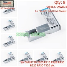 X8 9W8C4 2.5"to 3.5"SAS/SATA HDD/SSD Adapter Bracket for Dell R720 T620 R210