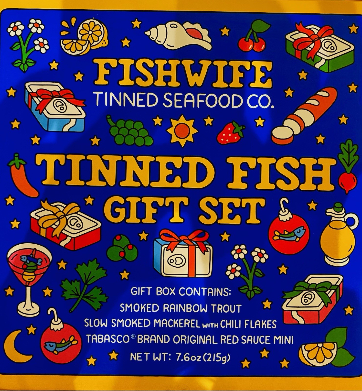 6 AVAIL: NEW GOURMET Fishwife Tinned Seafood Co Gift Set ❤️🐟
