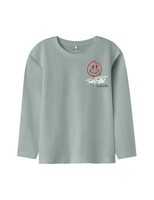 Jungen T-Shirt Name It Nkmnoel Ls Nreg, Jadeite, GrößE 116, Baumwolle