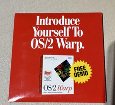 IBM OS/2 Warp Version 3 Free Demo Operating System 3.5" Floppy English OS2DEMO
