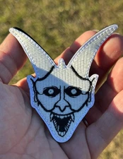 Embroidered Patches Iron Sew On Patches Oni Ghost Hook And Loop