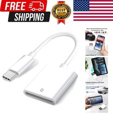 Apple USB-C to SD Card Camera Reader for iPhone 17/16/ 15, MacBook Pro/Air, iPad