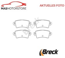 SATZ BREMSBELÄGE BREMSKLÖTZE HINTEN BRECK 23669 00 703 10 I FÜR OPEL MOVANO