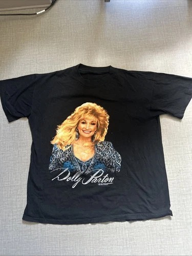 Dolly Parton Shirt Mens XL Dancing With The Moon 90s 1990s vintage concert t-shirt, vintage, size XL, single stitch, B+ condition